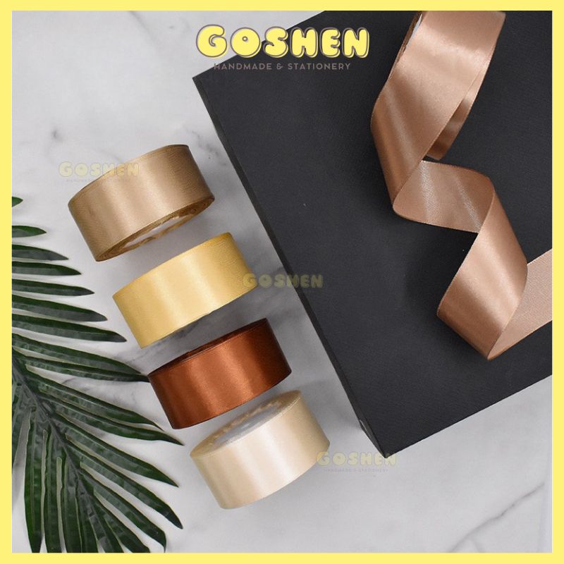 (4cm x 22met) 1 Cuộn Dây Ruy Băng Lụa Bản 4cm
