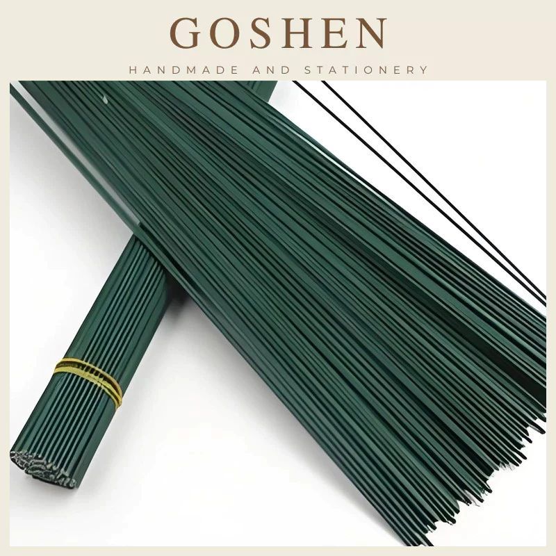 Kẽm cành, kẽm thân, que kẽm bọc nhựa 30cm, 40cm làm thân hoa giả
