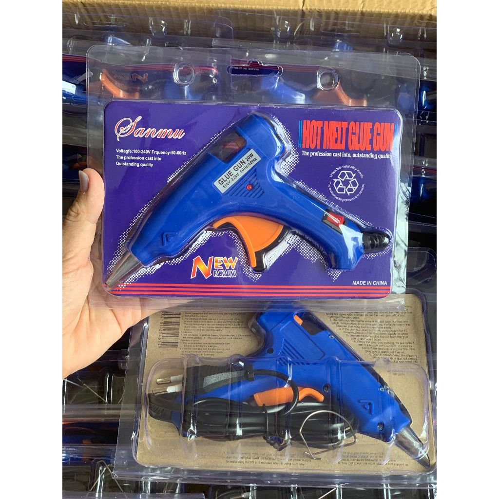 Máy bắn keo nến silicone 20W, 60W đa năng nhỏ gọn, làm đồ handmade