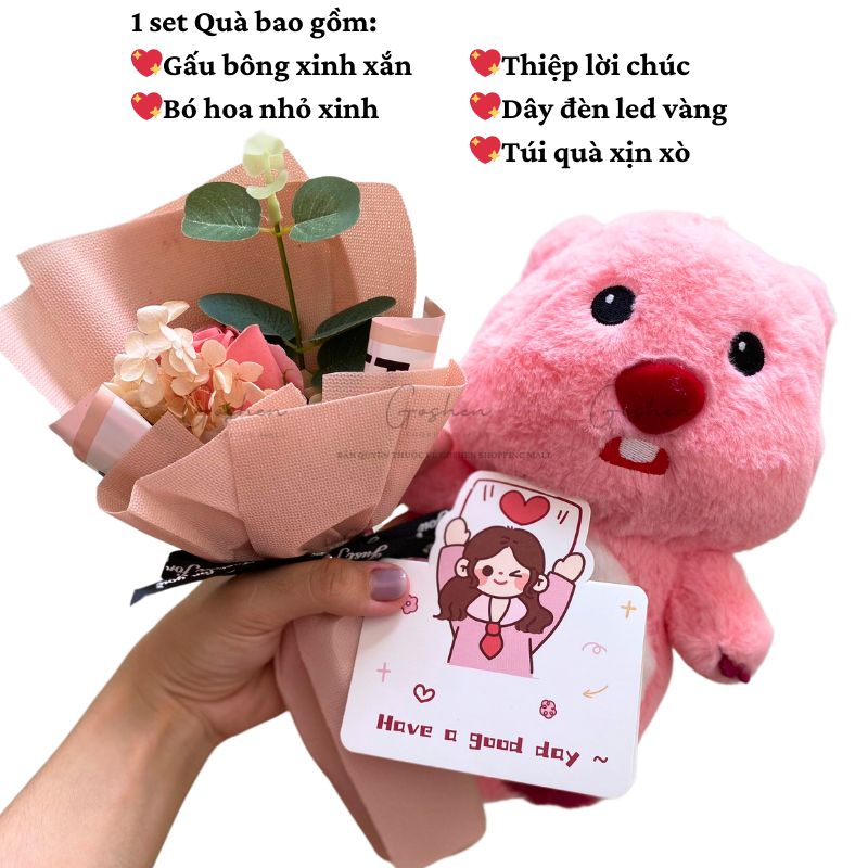 (Hỏa Tốc) Quà Gấu Bông, Bó Hoa Tặng Người Yêu, Bạn Bè Dịp Sinh Nhật, Lễ Tình Nhân