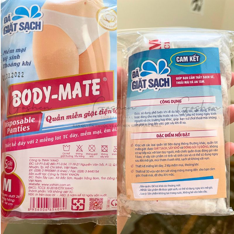 Quần Lót Giấy Miễn Giặt Siêu Tiện Lợi, Sạch Sẽ (Che Tên Sp)
