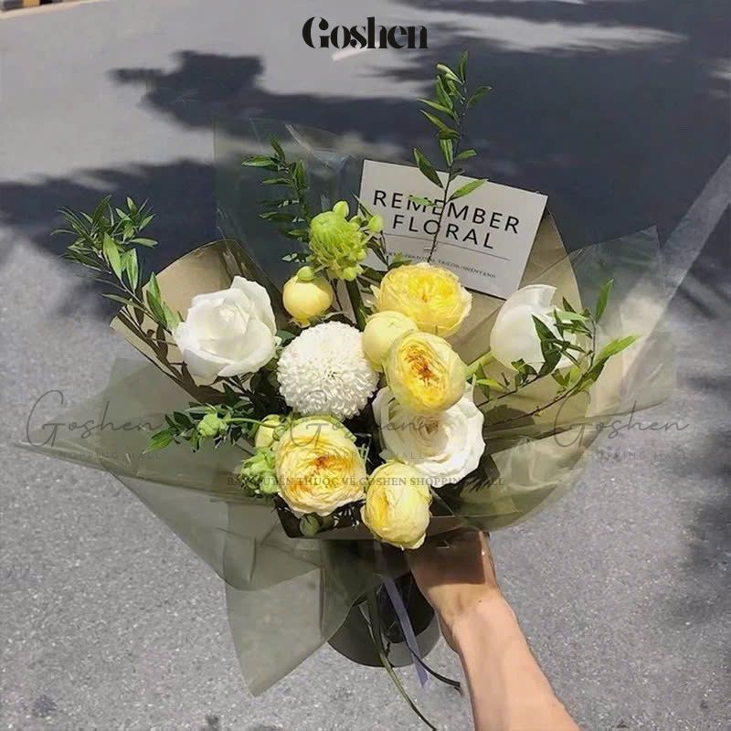 (57*57cm) Giấy Kiếng Thạch Màu Trong Suốt Cao Cấp Không Thấm Nước