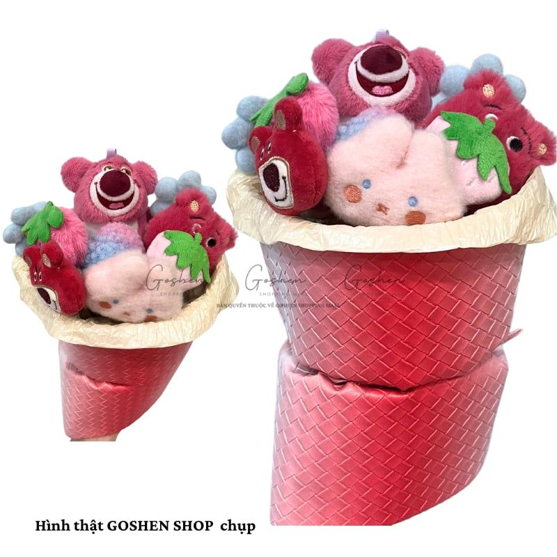 Bó Hoa Thú Nhồi Bông, Bó Hoa Gấu Bông Dễ Thương Cao Cấp