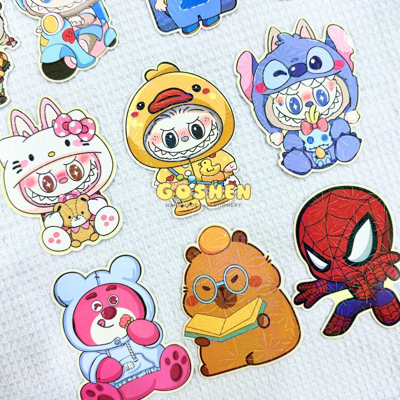 Bao Lì Xì Tết 2025 Chibi Hoạt Hình Dễ Thương Có Phản Quang Cao Cấp