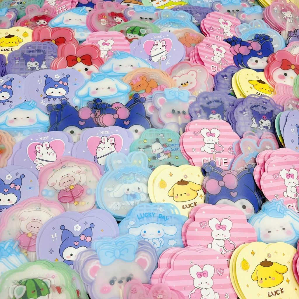 (Mẫu Mới) Quạt Cầm Tay Hoạt Hình Cute Nhiều Mẫu