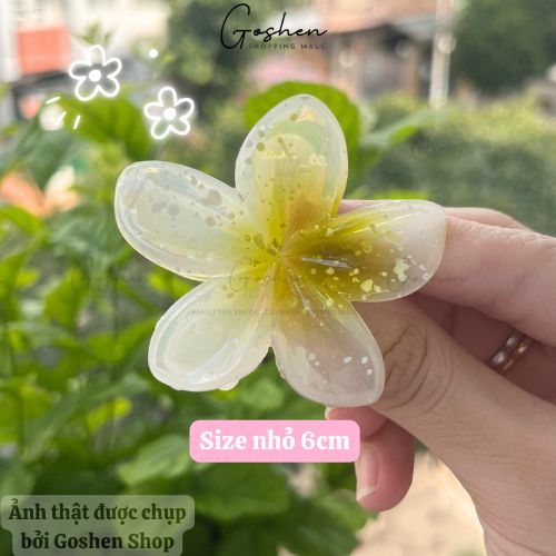 (4cm, 6cm) Kẹp Tóc Hoa Sứ Mini, Kẹp Hoa Size Nhỏ 4cm 6cm Kẹp Mái