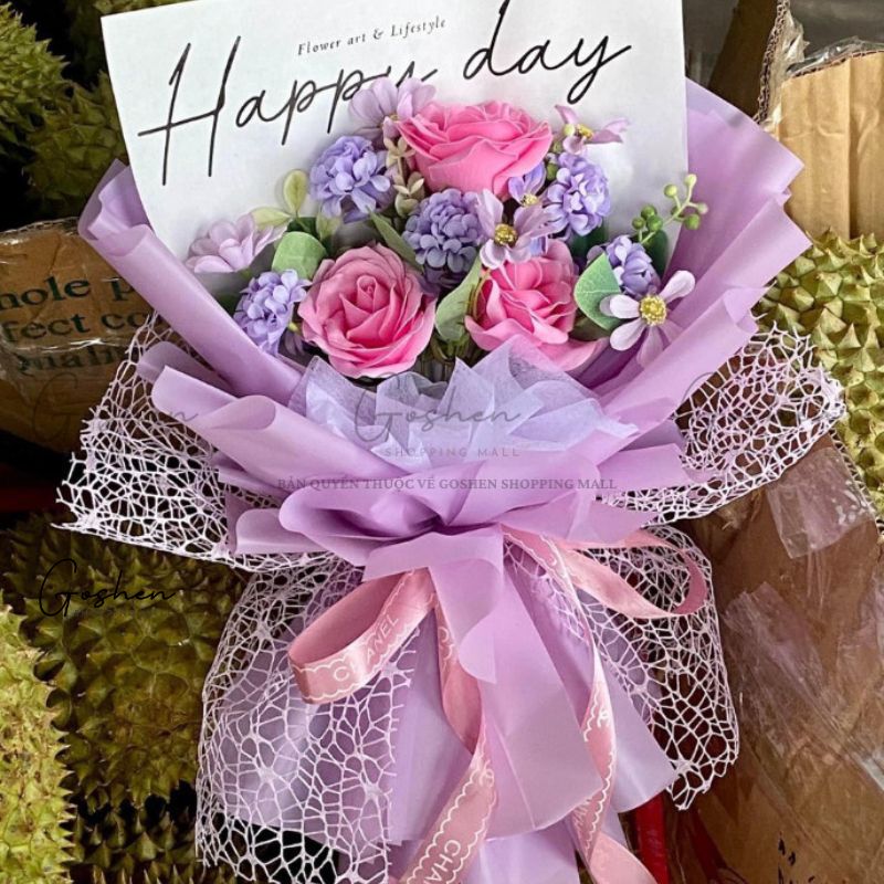 (Ngang 50cm) Cuộn Gói Hoa Lưới Nhện Cao Cấp - Quà Tặng - Handmade