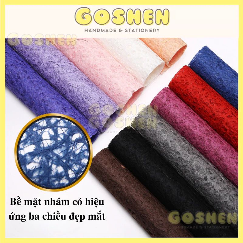 (50x70cm) Giấy Gói Hoa Nghệ Thuật Rơm Retro - DIY