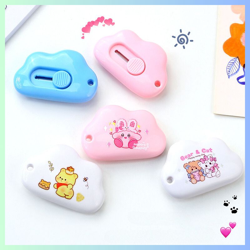 Dao Rọc Giấy Đám Mây Mini Tiện Lợi Dễ Thương