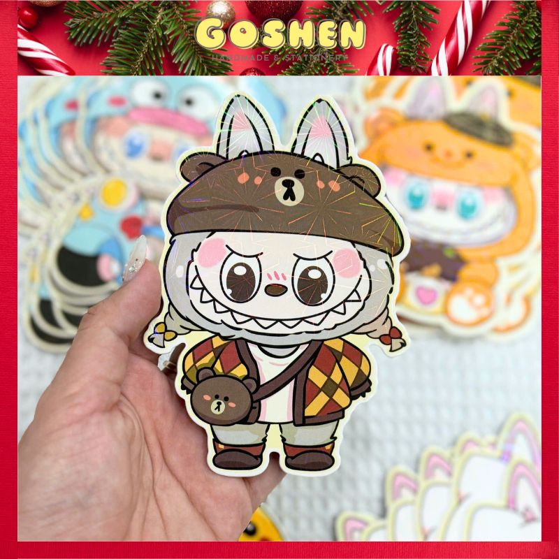 Bao Lì Xì Tết 2025 Chibi Hoạt Hình Dễ Thương Có Phản Quang Cao Cấp