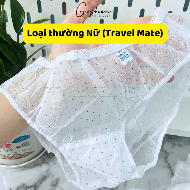 Quần Lót Giấy Miễn Giặt Siêu Tiện Lợi, Sạch Sẽ (Che Tên Sp)