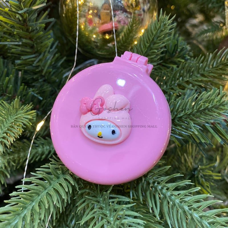 Gương Lược Tròn Mini Charm Hoạt Hình Cute