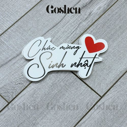 (Lẻ 1 cái) BANNER Theo Even, Nhiều Mẫu Mã, Dày, Cứng Cáp 12cm.