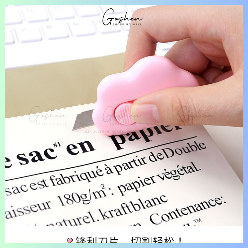 Dao Rọc Giấy Đám Mây Mini Tiện Lợi Dễ Thương