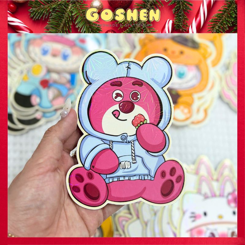 Bao Lì Xì Tết 2025 Chibi Hoạt Hình Dễ Thương Có Phản Quang Cao Cấp