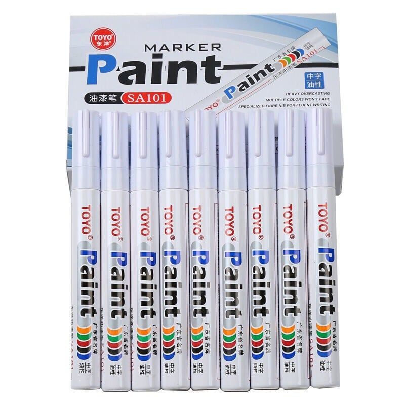 Bút Sơn Toyo Re-Paint Marker SA101 Đa Năng, Viết Trên Mọi Chất Liệu