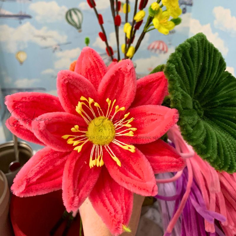 (Sỉ Bó 40s-100s) Sợi Kẽm Nhung Dày-Chất Kẽm Đẹp Làm Hoa, Làm Đồ Handmade