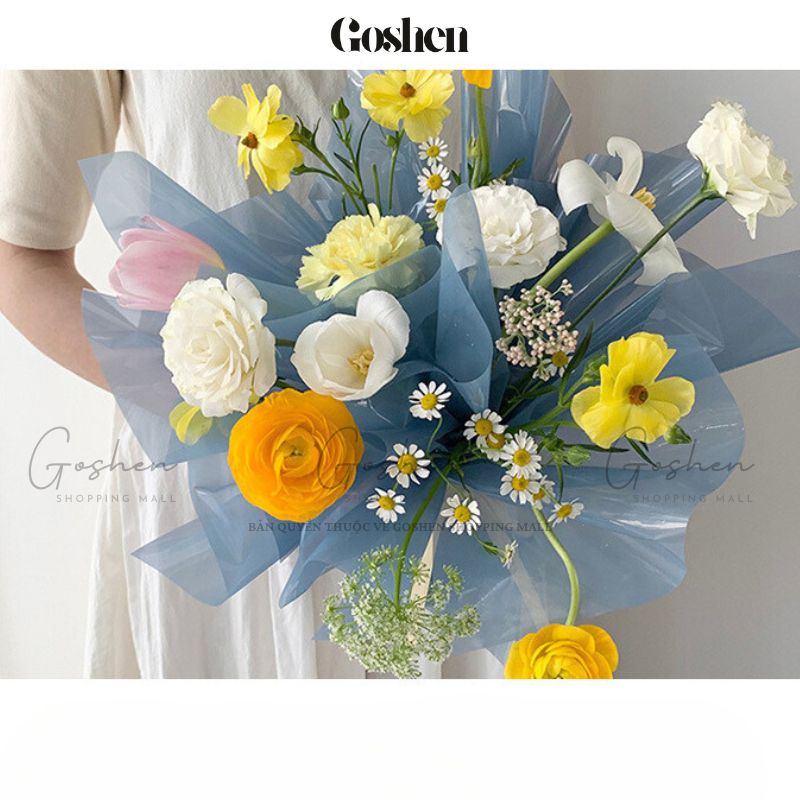 (57*57cm) Giấy Kiếng Thạch Màu Trong Suốt Cao Cấp Không Thấm Nước