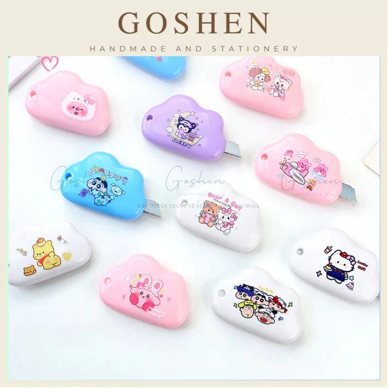 Dao Rọc Giấy Đám Mây Mini Tiện Lợi Dễ Thương