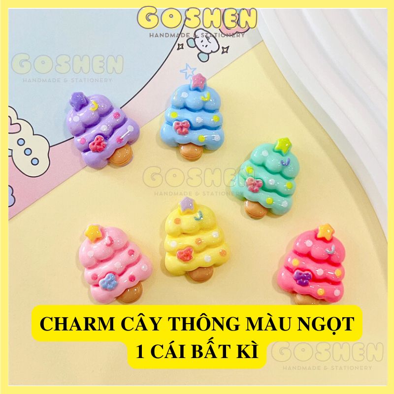Charm Bông Tuyết, Charm Hạt Ngọc, Chuông, Hộp Quà Phụ Kiện Trang Trí Noel, Giáng Sinh