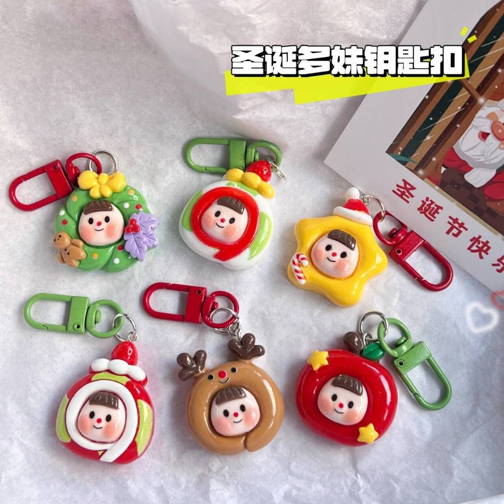Móc Khóa Charm Noel Giáng Sinh Xinh Xắn Đáng Yêu