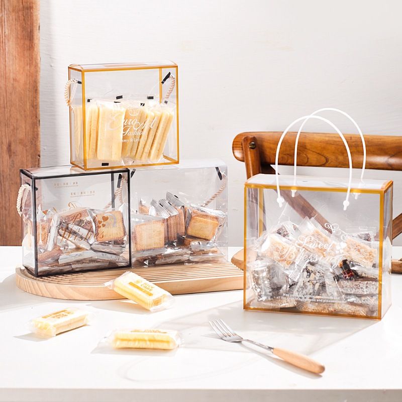 Hộp Mica Trong Suốt, Hộp Nhựa Trong Suốt Lớn 20cm Cắm Hoa Đựng Quà Tặng, Bánh Kẹo.