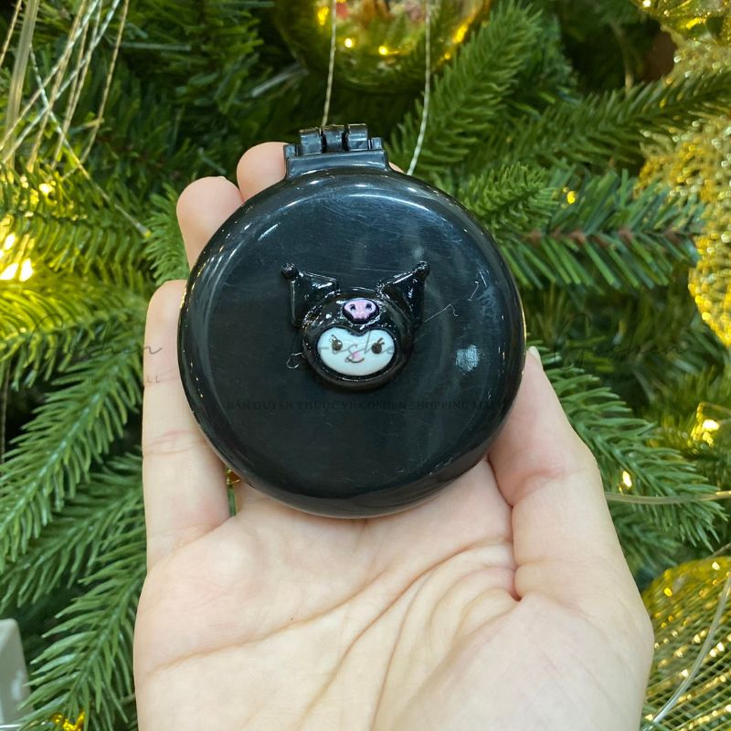 Gương Lược Tròn Mini Charm Hoạt Hình Cute