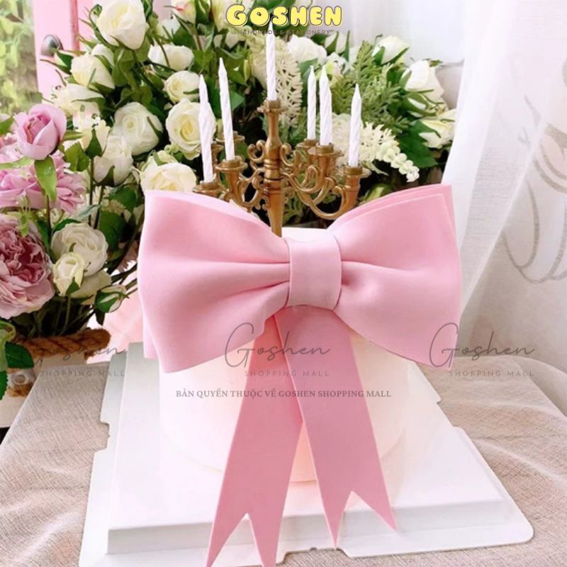 (12 x 18cm) Nơ Xốp Trang Trí Bó Hoa, Bánh Kem, Quà