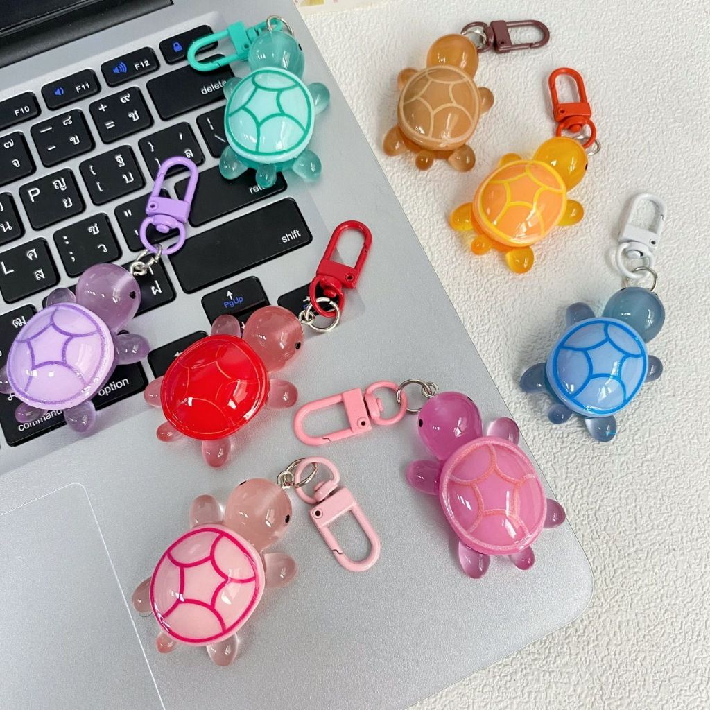 Móc Khóa Rùa Nhiều Màu Mini Xinh Xắn Đáng Yêu