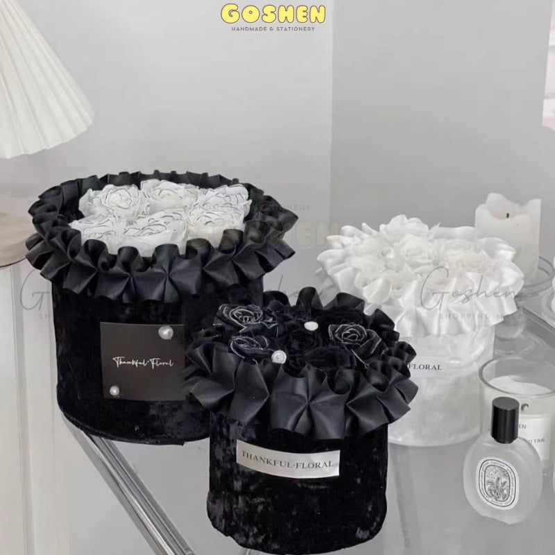 (Bản 4cm) Voan Bèo Xếp Li Bằng Lụa Trang Trí Hoa
