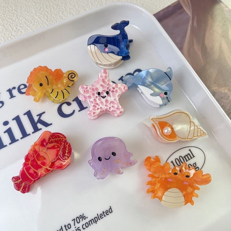 Kẹp Sao Biến, Cua Ốc, Kẹp Hải Sản Dễ Thương Cute Mini Nhỏ Xinh
