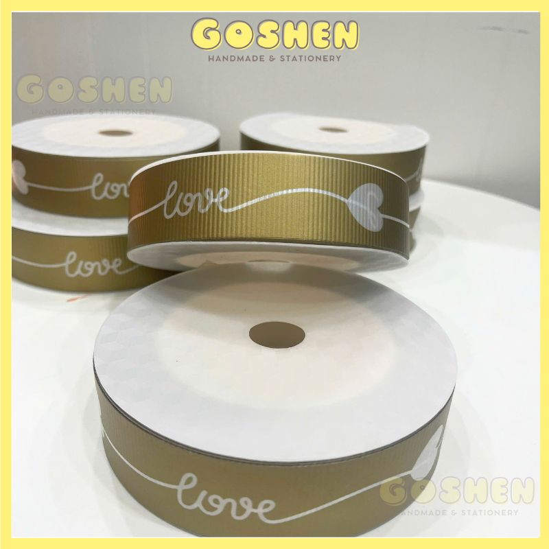 Ruy Băng Thái Bản 3cm Cao Cấp Sang Trọng Làm Nơ Gói Quà, Handmade, Trang Trí Bánh Sinh Nhật