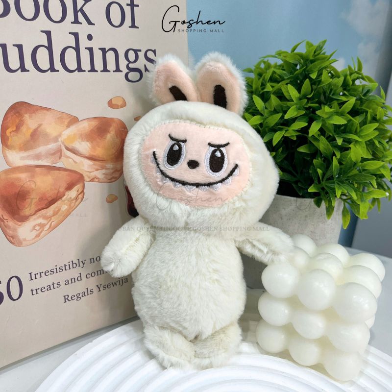 Móc Khóa Gấu Bông Capybara, Labubu Bông Mềm Siêu Dễ Thương