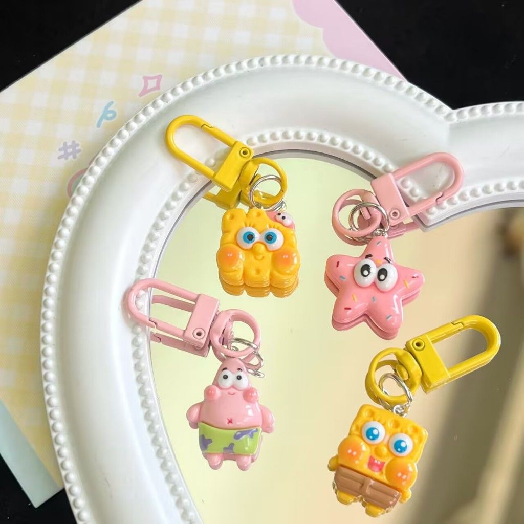 Móc Khóa Charm Mini Hoạt Hình, Móc Treo Balo, Túi Xách Cute Dễ Thương