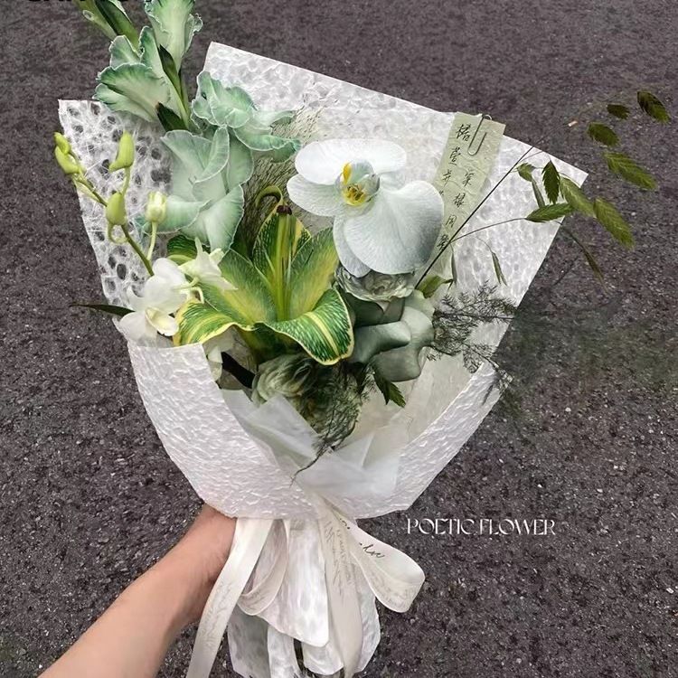 (50x70cm) Giấy Gói Hoa Nghệ Thuật Rơm Retro - DIY