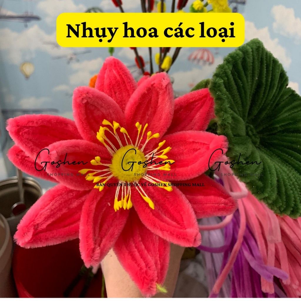 Nhụy hoa, nhuỵ bột làm hoa mai, đào, mẫu đơn, hoa handmade