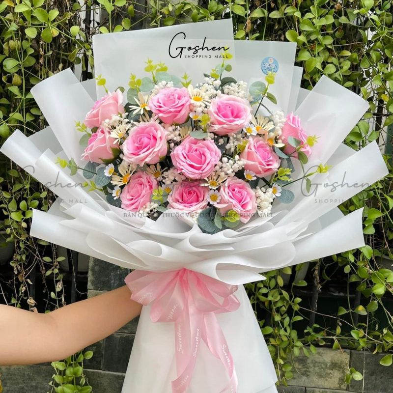 (58cm x 58cm) Giấy Bóng Mờ Trơn. Gói Hoa Gói Quà Dày Dặn