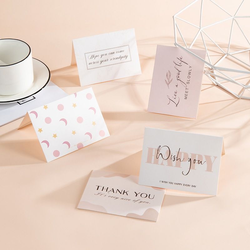 Thiệp Cảm Ơn, Thiệp Chúc Mừng Phong Cách Tối Giản