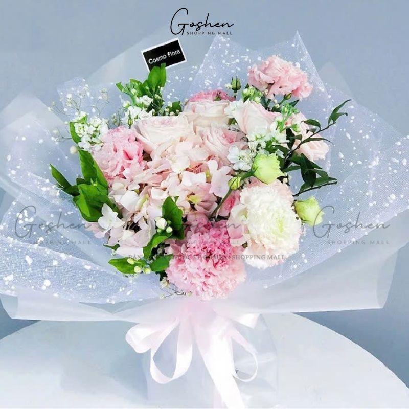 (50cm x Dài 4.8m) Cuộn Lưới Gói Hoa Bọt Tuyết Cao Cấp - Quà Tặng - Handmade