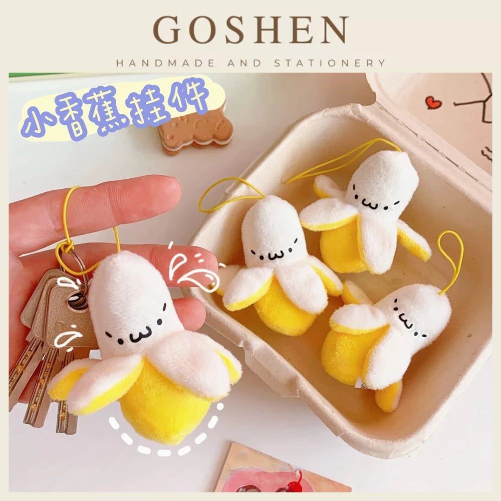 Móc Khóa Hình Trái Chuối Dễ Thương