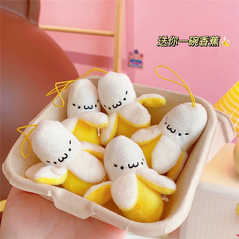 Móc Khóa Hình Trái Chuối Dễ Thương