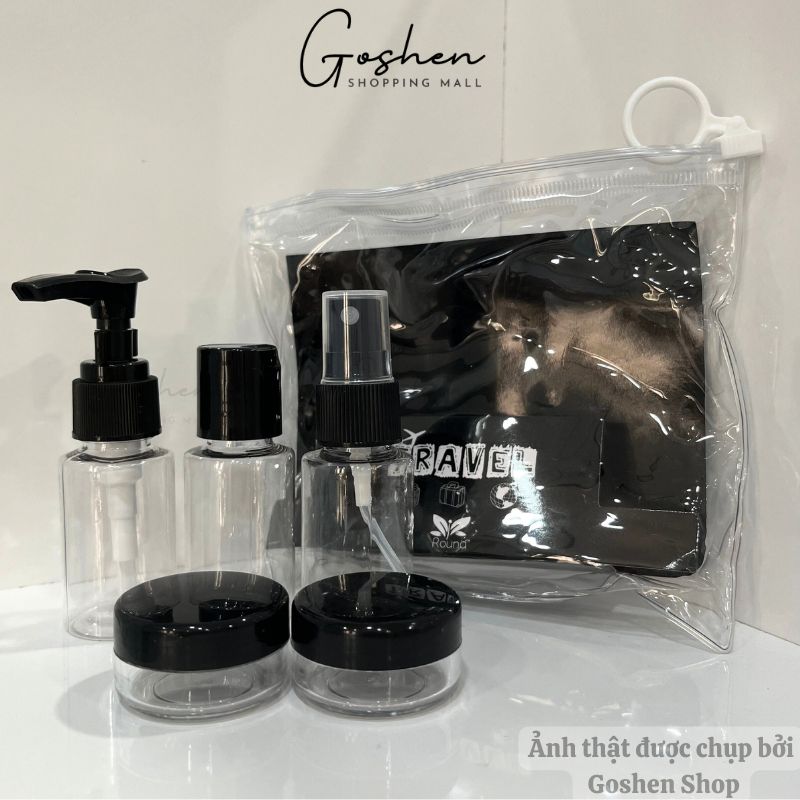 Chai Lọ Chiết Mỹ Phẩm 50ml Du Lịch Tiện Lợi Có Khóa Chống Đổ