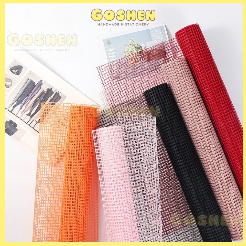 (Ngang 25cm) Cuộn Lưới Ô Vuông Gói Hoa, Qùa Cao Cấp.