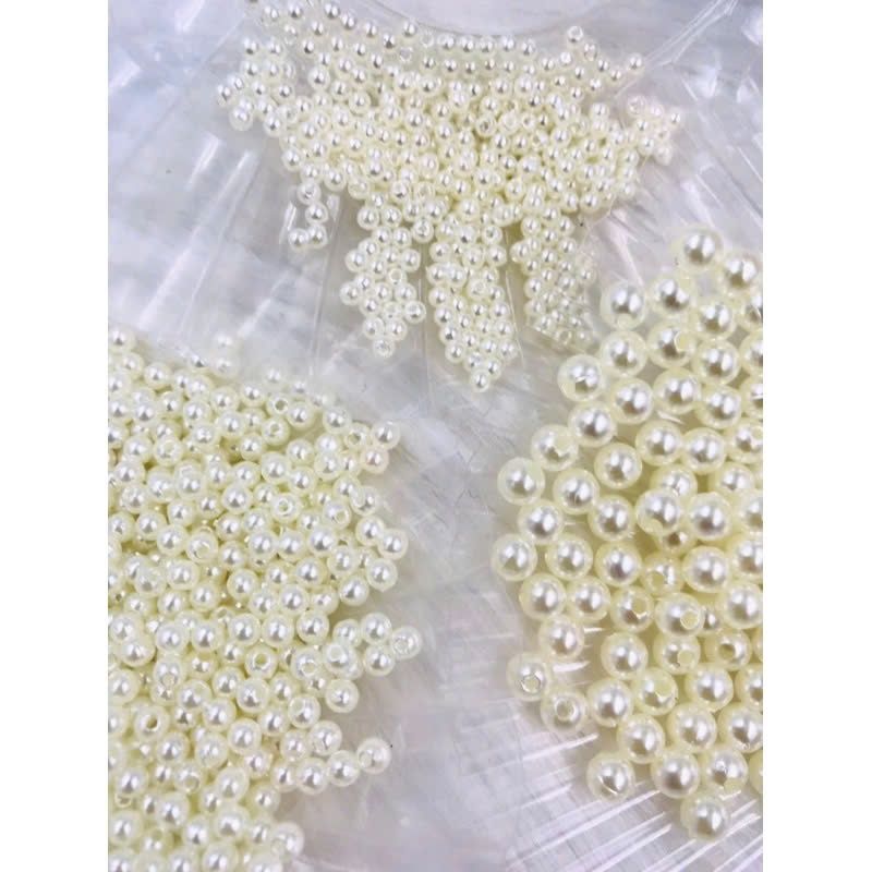 Hạt Nhựa Ngọc Trai Sáng Đẹp Nhiều Size Trang Trí Handmade
