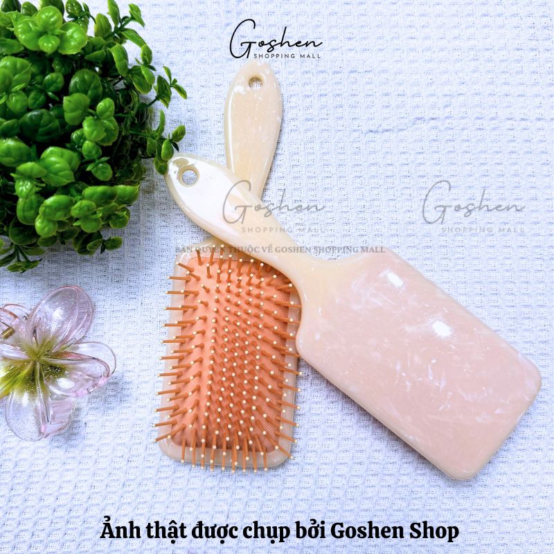 (Đính Chữ Theo Yêu Cầu) Lược Chải Tóc Đệm Khí Thiết Kế Đẹp Mắt