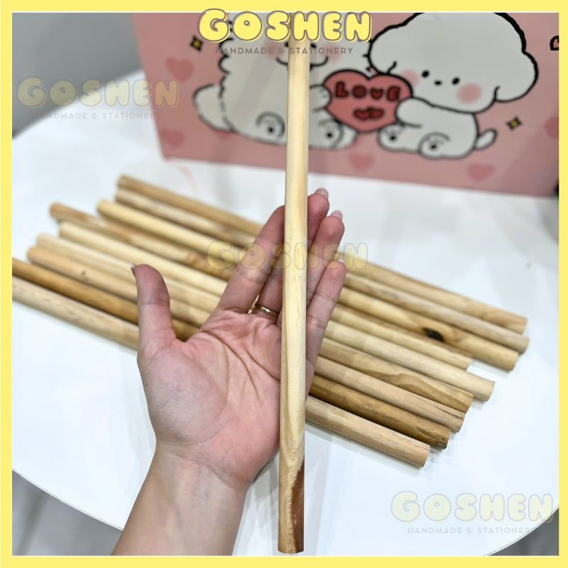 Que Tre Tròn Dài 30cm Phi 12 Dùng Làm Handmade Mô Hình