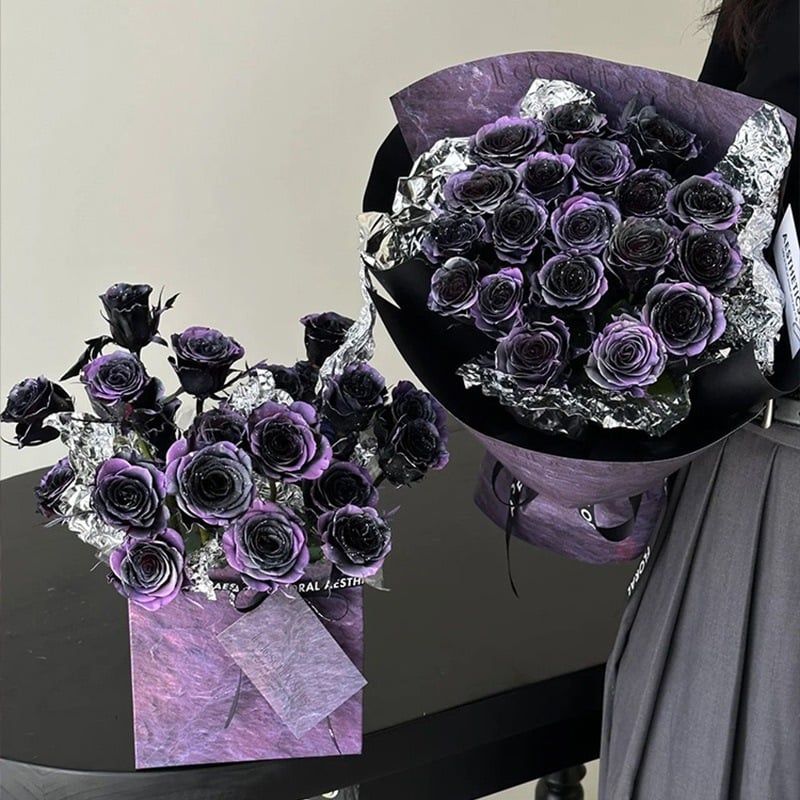 (38x49cm) Giấy Gói Hoa DÀY - Hiệu Ứng Vân Đá - Form Cứng - DIY