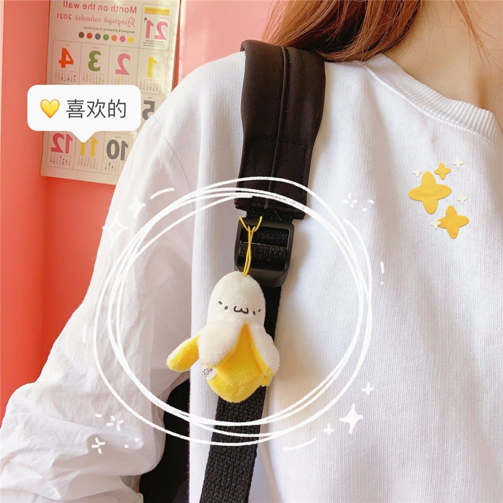 Móc Khóa Hình Trái Chuối Dễ Thương
