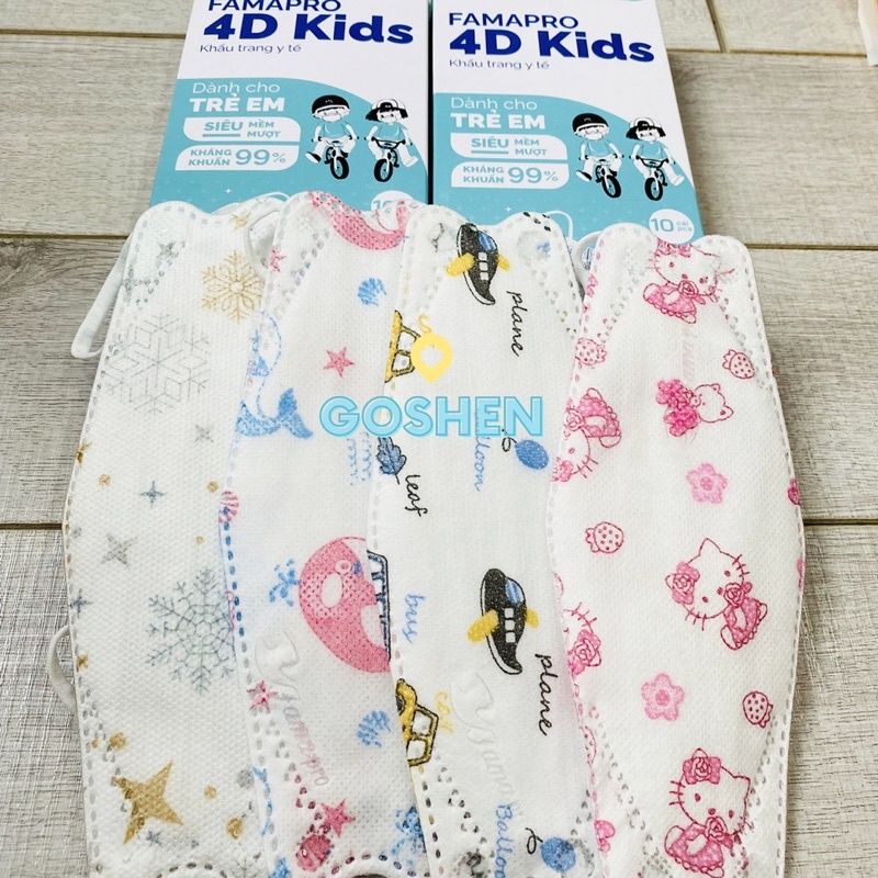 Khẩu Trang Trẻ Em Cao Cấp Đủ Mọi Độ Tuổi (3kg ->40kg)
