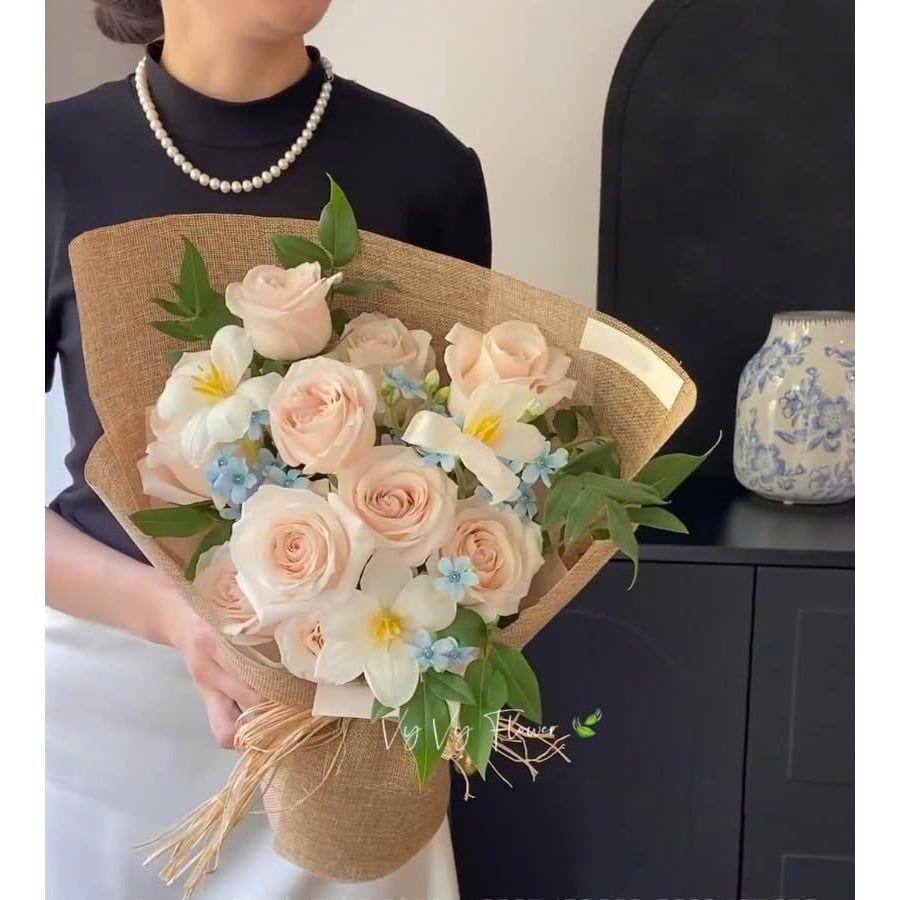 (50cm x Dài 4.5m) Cuộn Lưới Vải Bao Bố Cứng Chuyên Gói Hoa, Bó Hoa, Bọc Hoa, Lót Hoa